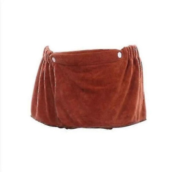 (マロン) 男性用の柔らかいバスタオル、着用可能、ショートパンツ、柔らかいマイクロファイバーのビーチタオル。